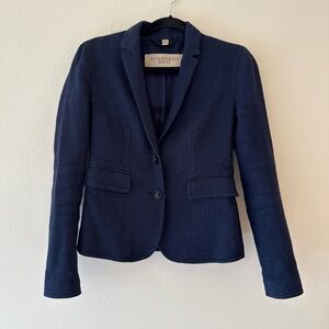 Burberry Brit, navy linen Women's Blazer